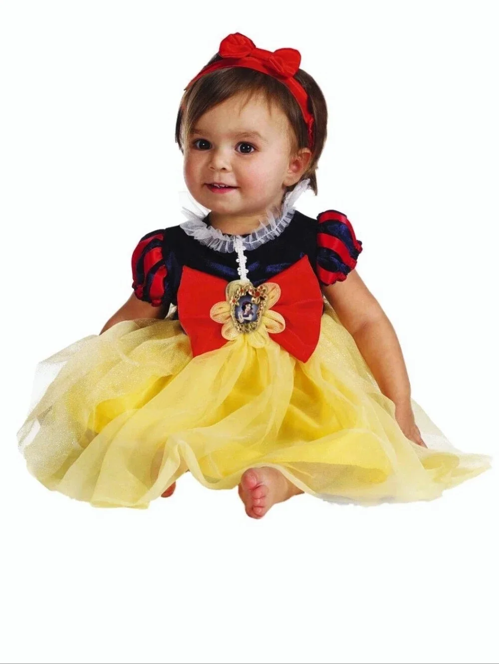 New Disney Baby Snow White Princes Costume Dress Infant Girls Size 12 - 18 Month